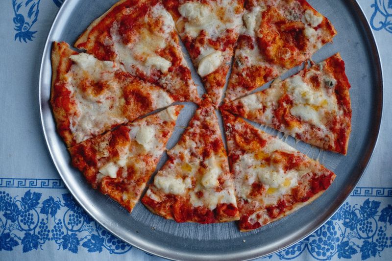 Four cheese pizza